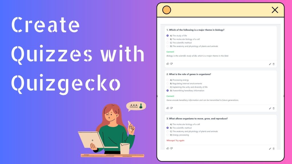 Quizgecko Fun and Effective Online Quizzes Quizgecko