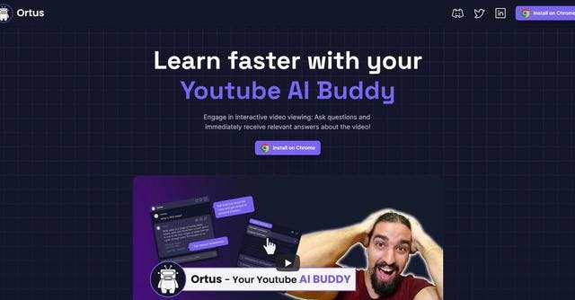 Ortus | Learn faster with your Youtube AI Buddy