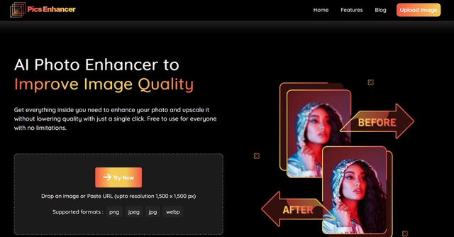 Pics Enhancer | Automatically enhance your photos using AI