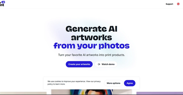MyPrint AI | Generate AI artworks from your photos