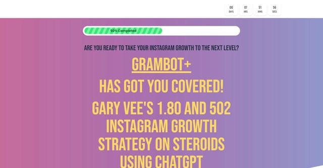 GramBotPlus | Automated Instagram growth and engagement analysis.