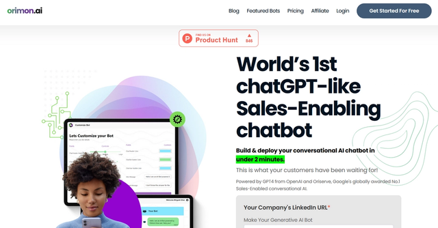 Orimon.ai | Your Best AI Salesperson