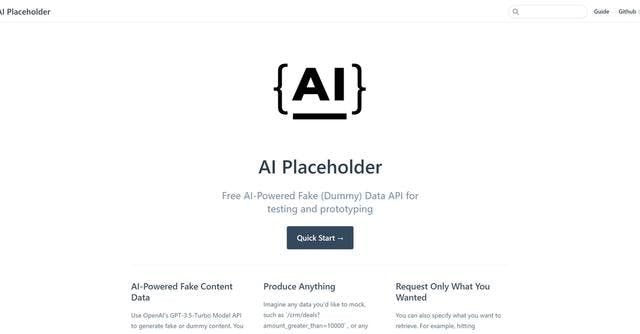 AI Placeholder | Leveraging the capabilities of OpenAI's GPT-3.5-Turbo Model API