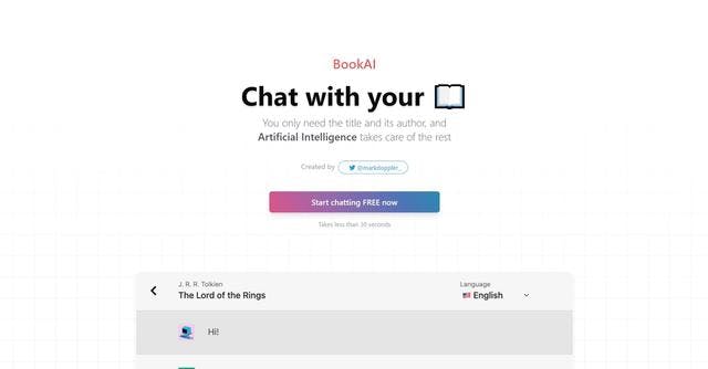 BookAI | Discuss and recommend books through chat interaction.