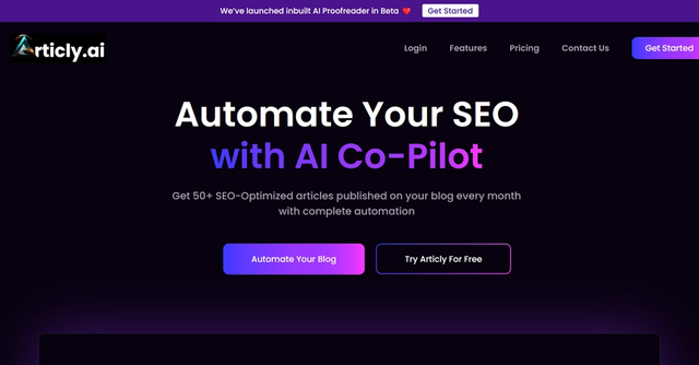 Articly | Articly.ai is an AI-powered blog post writer that creates SEO-friendly content for blogs