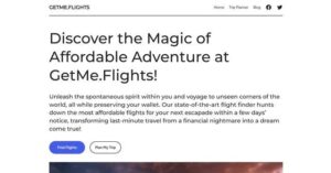 GetMe.Flights | Book budget flights for travelers.