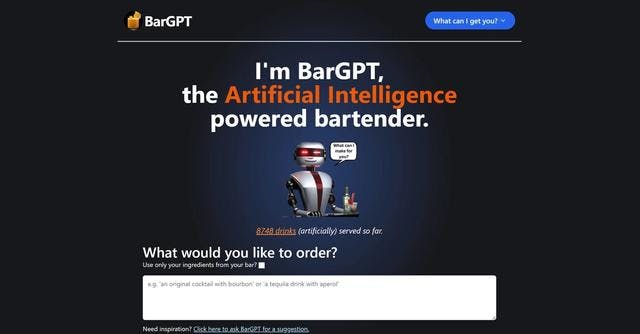 BarGPT | BarGPT