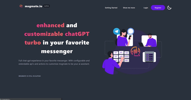 Msgmate | Generated images for chat experience in messaging apps.