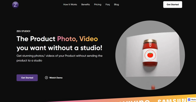 Zeg AI | Get photos/ videos of your Product without sending the product to a studio