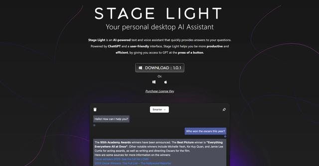 Stagelight | Quick answers for productivity via personal assistant.