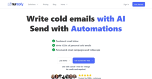 Nureply | Effecient and Effortless Cold Emails using AI