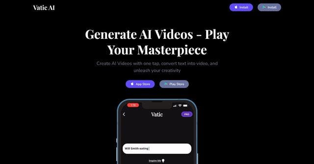 Vatic | Create videos instantly from prompts.