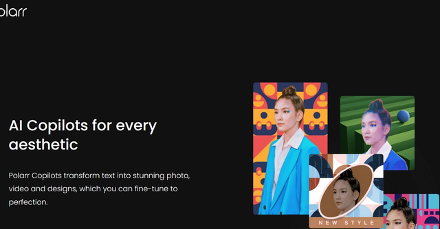 Polarr Copilots | Polarr AI Copilots transform text into stunning photos