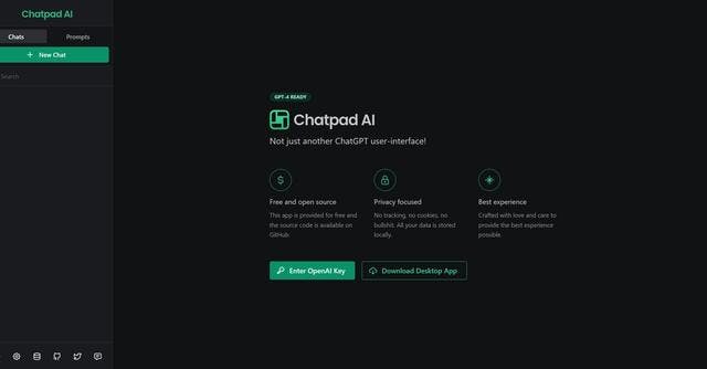 Chatpad AI | Chat interface for ChatGPT platform.