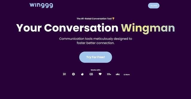 Winggg | Dating app messaging support.