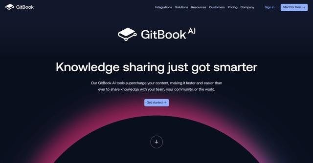 GitBook AI | Improves team knowledge sharing with fast Q&A solution.