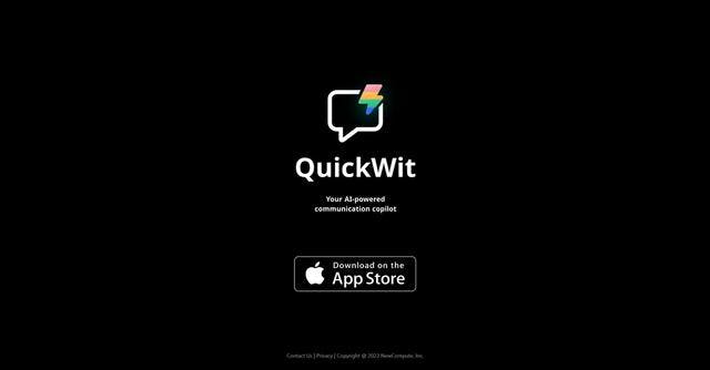 QuickWit | QuickWit empowers users with the tools and intelligence to have more productive and impactful conversations.