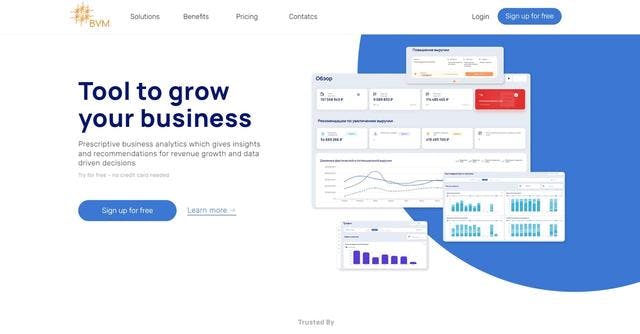 BVM | Prescriptive business analytics tool for revenue growth