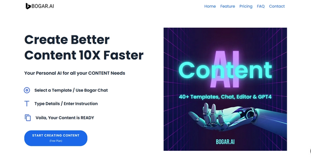 Bogar.AI | Create Better Content 10X Faster