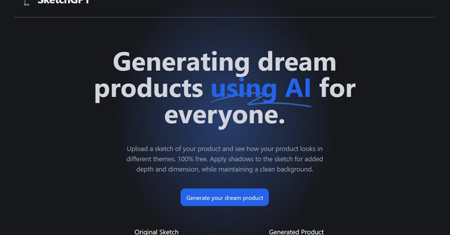 SketchGPT | Generating drawing products using AI for everyone.