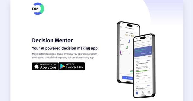 Decision Mentor | AI-powered Multi-Criteria Decision Making app for simplified decision-making in public and private settings