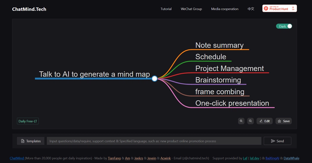 ChatMind | Generate and edit mind maps in conversation with AI