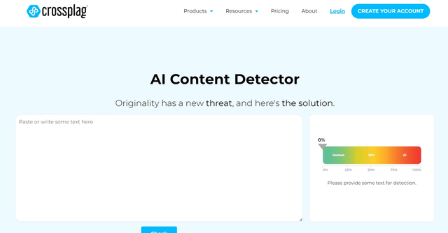 Crossplag | Detect instantly whether a text is AI-generated or human-written.