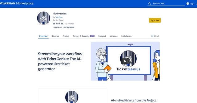 TicketGenius | Simplified Jira ticket creation solution.