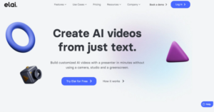 Elai io | Elai.o - your go-to automated AI video generation platform