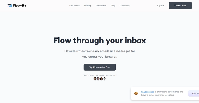 Flowrite | Daily emails and messages generator