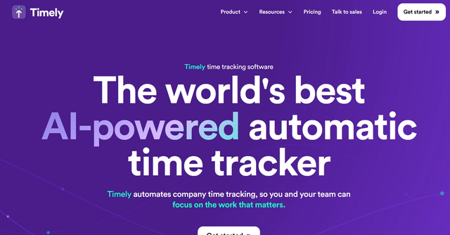 Timely | The world's best AI-powered automatic time tracker