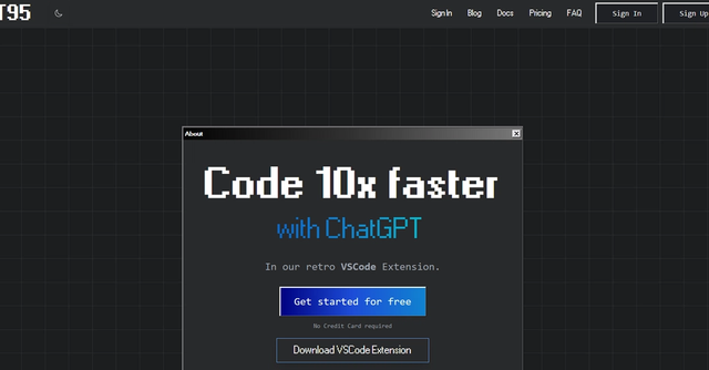 GPT95 | VSCode extension that uses ChatGPT