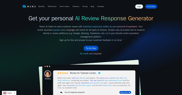 MARA | AI Review Reply Assistant