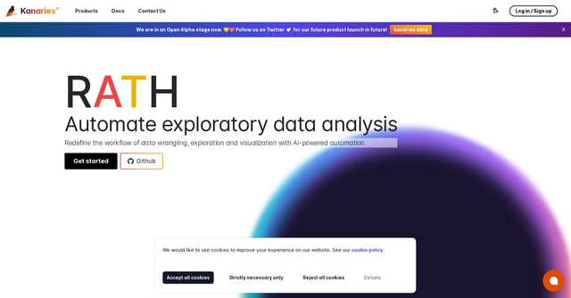 Rath by Kanarie | Automate exploratory data analysis