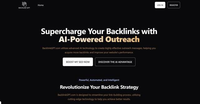 BacklinkGPT | Personalized outreach and backlink management platform.