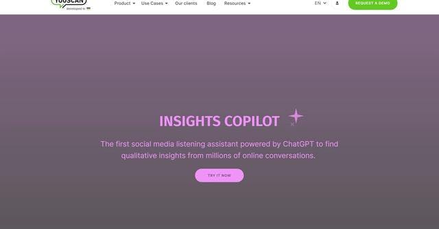Insights Copilot | The first social media listening assistant powered by ChatGPT to find qualitative insights from millions of online conversations.