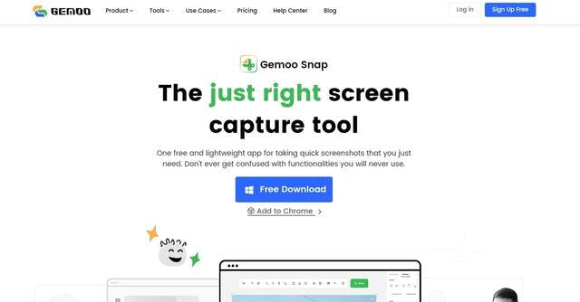 Gemoo Snap | A Free "Swiss Army Knife" for Your Screenshot Tasks