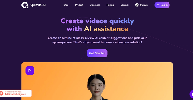 Quinvio AI | Create videos quickly with AI assistance