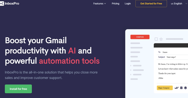 InboxPro | Boost your Gmail productivity with AI and powerful automation tools