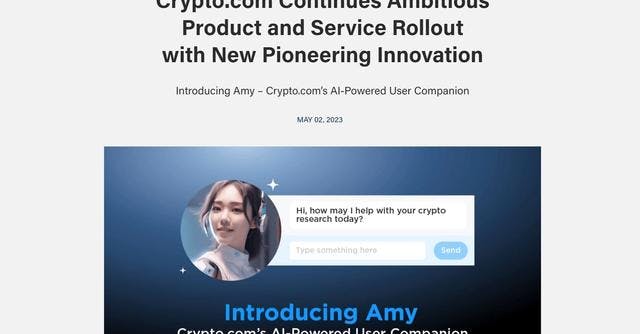 Amy by Crypto.com | Meet Amy