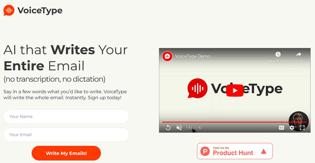 VoiceType | Get Your Difficult Emails Written For You