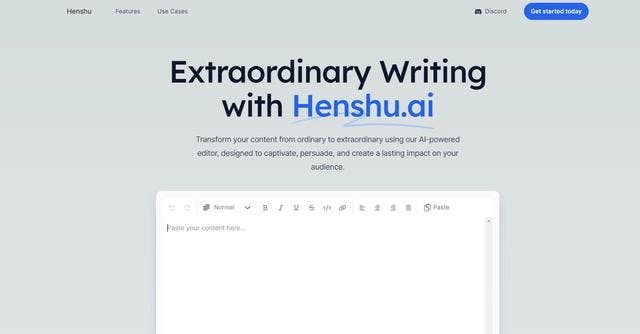 Henshu.ai | Henshu transforms your content into something extraordinary