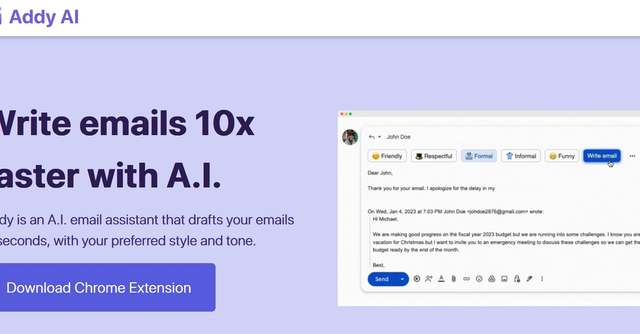 Addy AI | AI email assistant that can compose and reply to your emails