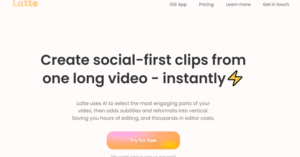 Latte | AI Video editor