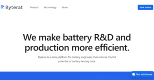 Byterat | We make battery R&D and production more efficient.