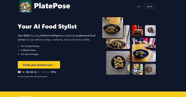 PlatePose | Your AI Food Stylist