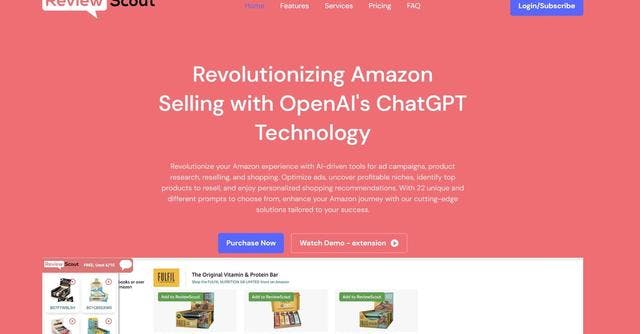 ReviewScout AI | ReviewScout is a Chrome extension that uses ChatGPT and Keepa analysis to provide valuable insights to Amazon sellers and shoppers.