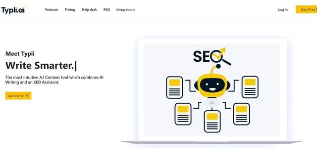 Typli.ai | AI writing assistant and SEO checker for creating long-form content and marketing copies in minutes.