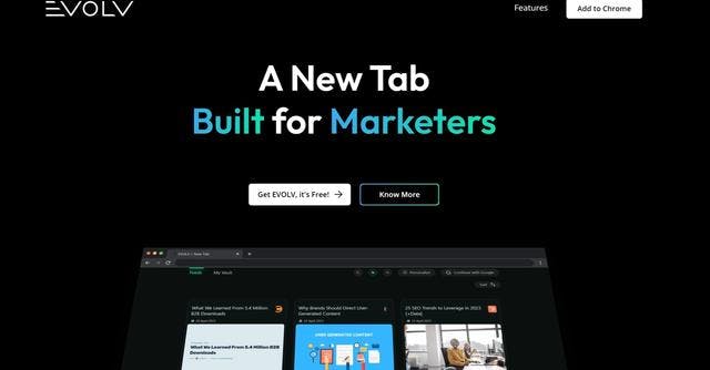 EVOLV | EVOLV is an AI-powered New Tab Chrome extension