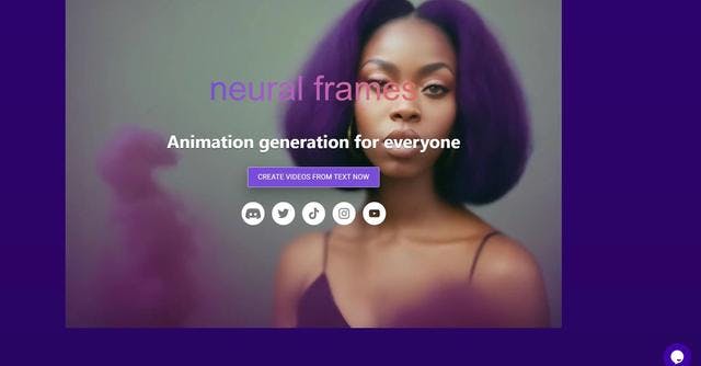 Neural frames | Transform words into motion with Neural Frames